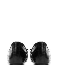 Kazar - Czarne baleriny damskie. Kolor: czarny. Materiał: skóra #7