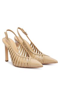 MICHAEL Michael Kors Szpilki Adriana 40T6ADHP1L Khaki. Kolor: brązowy. Materiał: skóra. Obcas: na szpilce #5