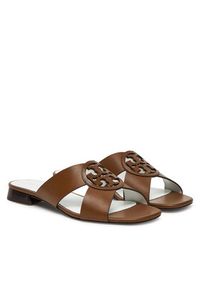 Tory Burch Klapki Miller 162574 Brązowy. Kolor: brązowy. Materiał: skóra #6