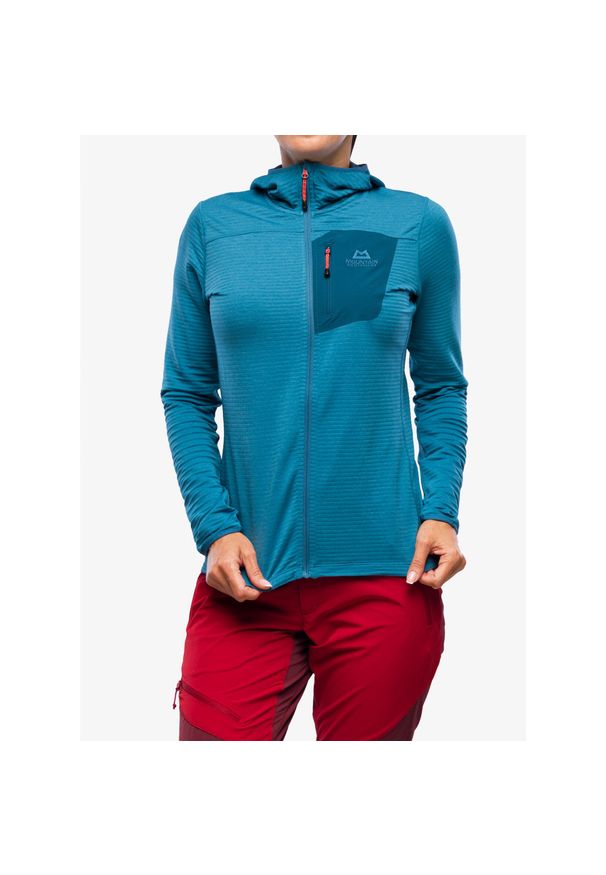 MOUNTAIN EQUIPMENT - Bluza wspinaczkowa damska Mountain Equipment Lumiko Hooded Jacket. Kolor: niebieski