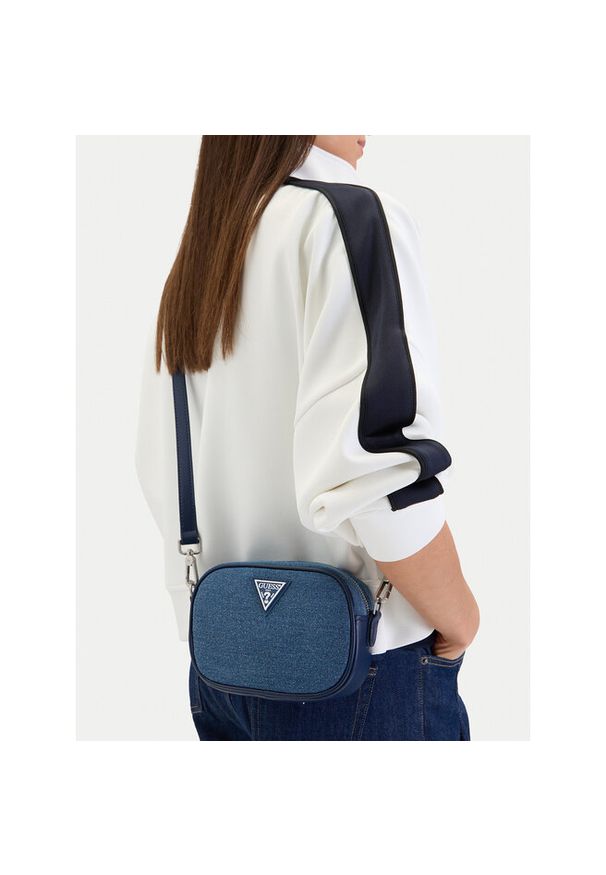 Torebka Guess Jeans. Kolor: niebieski