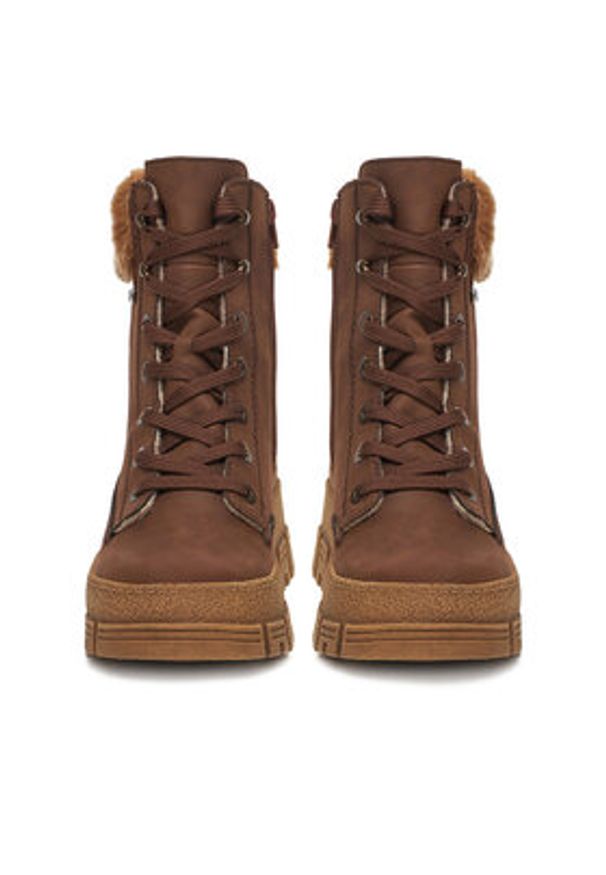 Rieker Trzewiki CEO-Y0230-24 Brązowy. Kolor: brązowy. Materiał: materiał