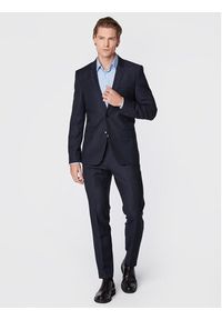 Hugo Koszula Elisha02 50479396 Niebieski Extra Slim Fit. Kolor: niebieski. Materiał: bawełna