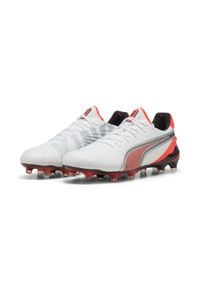 Puma - Buty piłkarskie unisex KING ULTIMATE FG/AG PUMA. Kolor: czerwony, szary, biały, wielokolorowy. Sport: piłka nożna