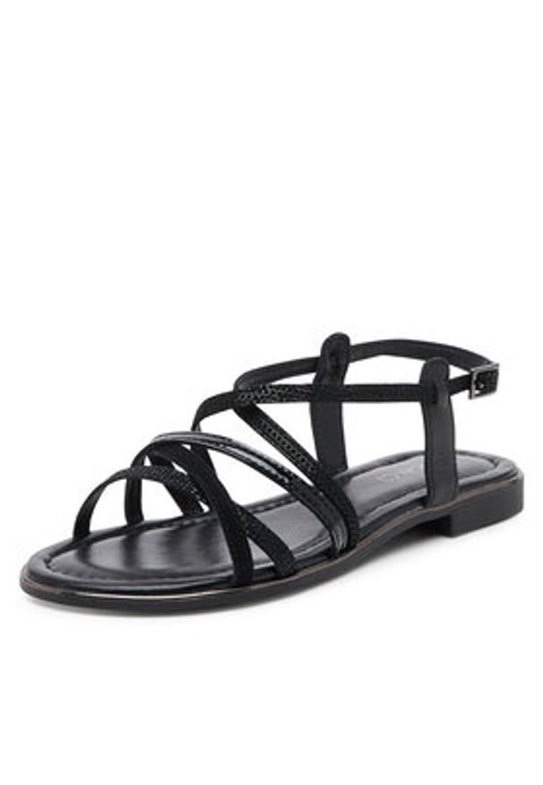 Lasocki Sandały WYL4137-1Z Czarny. Kolor: czarny. Materiał: skóra