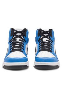 Puma Sneakersy Rebound V6 Mid Jr* 393831 06 Niebieski. Kolor: niebieski. Materiał: skóra #5