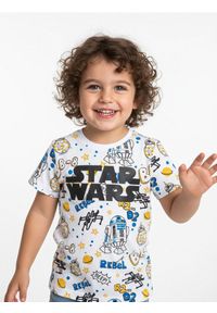 Sinsay - Koszulka Star Wars - biały. Kolor: biały. Materiał: bawełna. Wzór: motyw z bajki #1