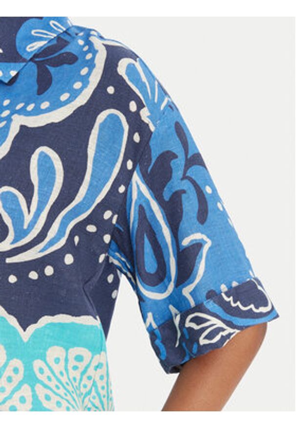 Banana Moon Koszula Hattie Clearive MYY56 Błękitny Regular Fit. Kolor: niebieski. Materiał: wiskoza