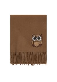 Weekend Max Mara Szalik Fascia 2615541034 Beżowy. Kolor: beżowy. Materiał: wełna #2