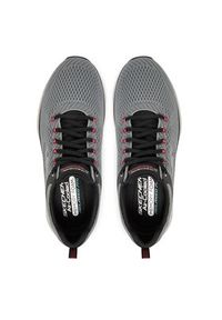 skechers - Skechers Buty do biegania Edgeride-Contention 232843/CCBK Szary. Kolor: szary. Materiał: materiał #2