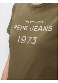 Pepe Jeans T-Shirt Harbor PL505743 Zielony Regular Fit. Kolor: zielony. Materiał: bawełna #5