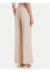Maryley Spodnie materiałowe 26EB521/08BE Beżowy Regular Fit. Kolor: beżowy. Materiał: wiskoza #4