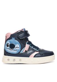 Sneakersy Geox. Kolor: niebieski