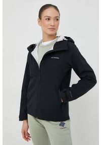 columbia - Columbia kurtka outdoorowa Omni-Tech Ampli-Dry kolor czarny przejściowa. Kolor: czarny. Materiał: materiał. Długość: długie