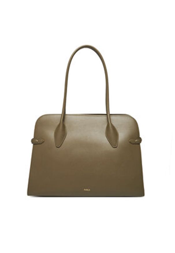 Furla Torebka Goccia M WB01504 BX3104 CN 2810S Zielony. Kolor: zielony. Materiał: skórzane