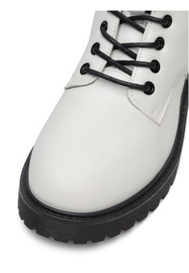 Jenny Fairy Trzewiki WFA3030-1 Biały. Kolor: biały. Materiał: skóra