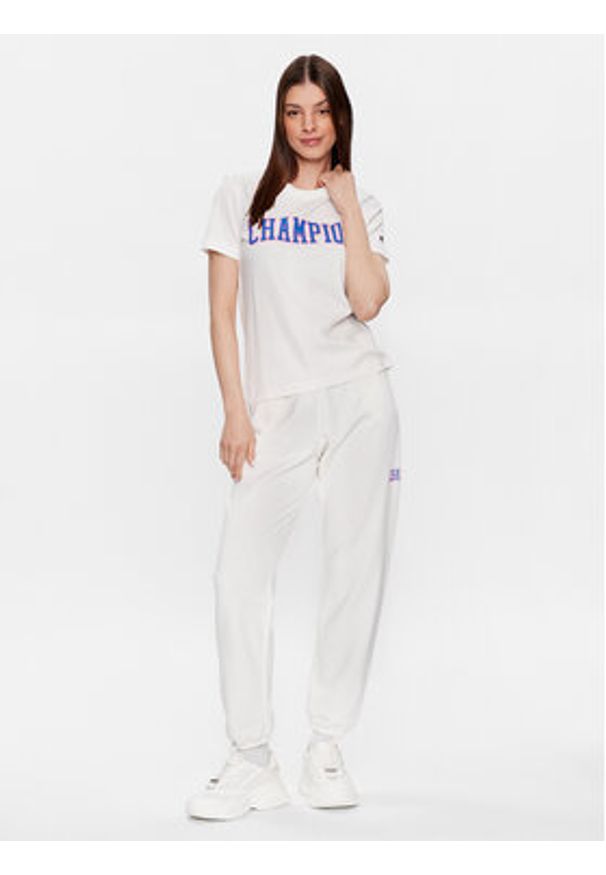 Champion T-Shirt 116084 Biały Regular Fit. Kolor: biały. Materiał: bawełna