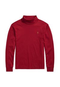 Polo Ralph Lauren Golf 710760126013 Bordowy Regular Fit. Typ kołnierza: polo, golf. Kolor: czerwony. Materiał: bawełna #7