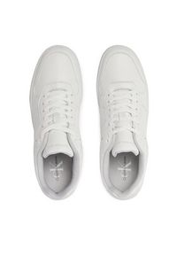 Calvin Klein Jeans Sneakersy Basket Cupsole Low Lth In Sat YM0YM00867 Biały. Kolor: biały. Materiał: skóra #3