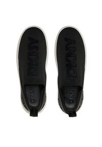 DKNY Sneakersy Jonas K4403462 Czarny. Kolor: czarny. Materiał: materiał
