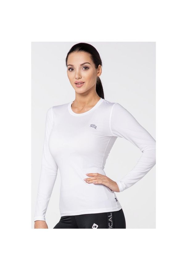 ROUGH RADICAL - Koszulka termoaktywna fitness damska Rough Radical Efficient II. Kolor: biały. Sport: fitness
