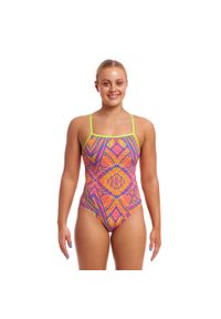 Strój do pływania FUNKITA Sound Stoper - Single Strap. Kolor: różowy