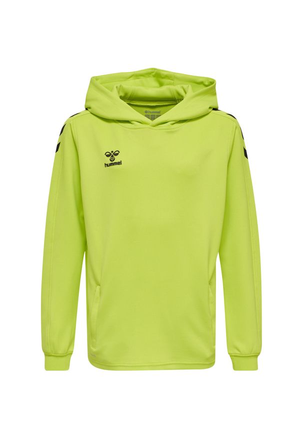 Bluza dziecięca z kapturem Hummel hmlCORE XK. Typ kołnierza: kaptur. Kolor: zielony, wielokolorowy, żółty. Sport: fitness