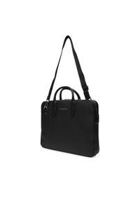 TOMMY HILFIGER - Tommy Hilfiger Torba na laptopa Th Business Leather Computer Bag AM0AM13642 Czarny. Kolor: czarny. Materiał: skóra #3