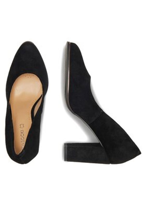 Lasocki Czółenka WYL3786-1Z Czarny. Kolor: czarny. Materiał: zamsz, skóra