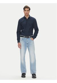 Hugo - HUGO Koszula C-Jason 50293691 Granatowy Slim Fit. Kolor: niebieski. Materiał: bawełna #3