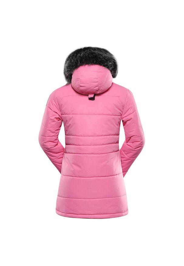 ALPINE PRO - Kurtka damska zimowa wodoodporna Alpine Pro Werda. Kolor: różowy. Sezon: zima. Sport: turystyka piesza