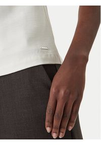 Calvin Klein Top LV044F108G Écru Regular Fit. Kolor: kremowy. Materiał: wiskoza #2