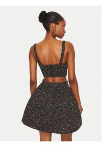 BARDOT - Bardot Top Corset 56865TB3 Czarny Slim Fit. Kolor: czarny. Materiał: syntetyk, bawełna #5