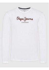 Pepe Jeans Longsleeve Eggo PM508209 Biały Regular Fit. Kolor: biały. Materiał: bawełna. Długość rękawa: długi rękaw #4