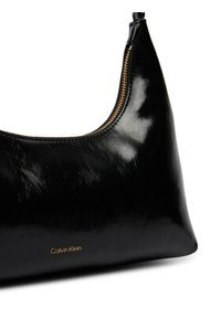 Calvin Klein Torebka Foil Logo Glossy LV04F3737G Czarny. Kolor: czarny. Materiał: skórzane #3