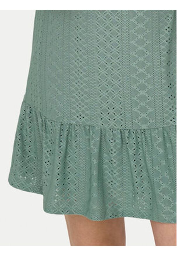 only - ONLY Sukienka codzienna 15289687 Zielony Regular Fit. Okazja: na co dzień. Kolor: zielony. Materiał: syntetyk. Typ sukienki: proste. Styl: casual