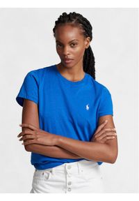 Polo Ralph Lauren T-Shirt New Rltpp 211898698021 Granatowy Regular Fit. Typ kołnierza: polo. Kolor: niebieski. Materiał: bawełna