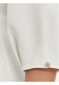 Nissa Sukienka koktajlowa RZ14824 Biały Regular Fit. Kolor: biały. Materiał: syntetyk. Styl: wizytowy