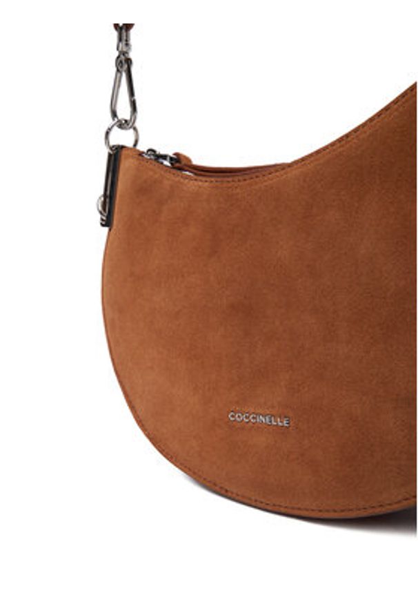 Coccinelle Torebka QKG Coccinellesunup Suede E1 QKG 13 03 01 Brązowy. Kolor: brązowy. Materiał: skórzane, zamszowe