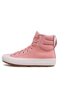 Converse Trampki Chuck Taylor All Star Berkshire Boot Hi 271711C Różowy. Kolor: różowy. Materiał: skóra #8