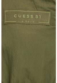 Guess parka damska kolor zielony przejściowa. Okazja: na co dzień. Kolor: zielony. Styl: casual #8