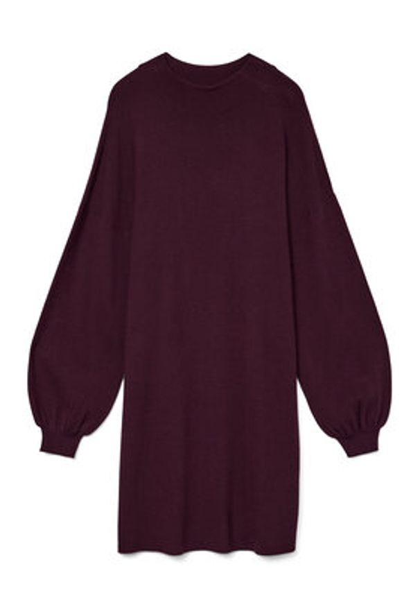 Vero Moda Sukienka dzianinowa Nancy 10249116 Fioletowy Loose Fit. Kolor: fioletowy. Materiał: syntetyk