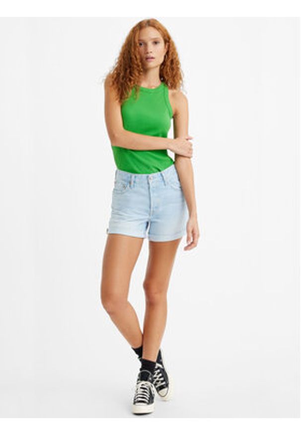 Levi's® Szorty jeansowe 501® 299610034 Niebieski Loose Fit. Kolor: niebieski. Materiał: bawełna, jeans