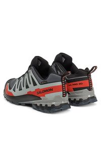 salomon - Salomon Buty do biegania Xa Pro 3D V9 Gore-Tex L47817500 Szary. Kolor: szary. Technologia: Gore-Tex #4