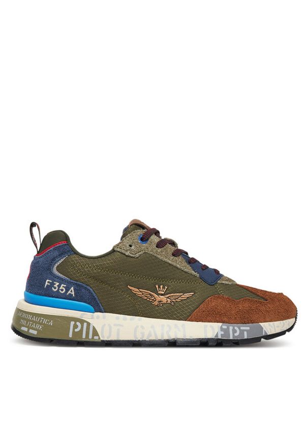 Aeronautica Militare Sneakersy 252SC0276UCT03546 Zielony. Kolor: zielony. Materiał: materiał