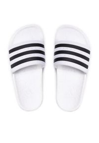 Adidas - adidas Klapki adilette Boost FY8155 Biały. Kolor: biały. Materiał: skóra
