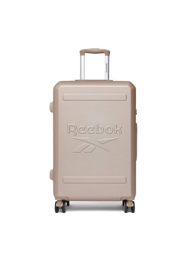 Walizka średnia Reebok. Kolor: beżowy