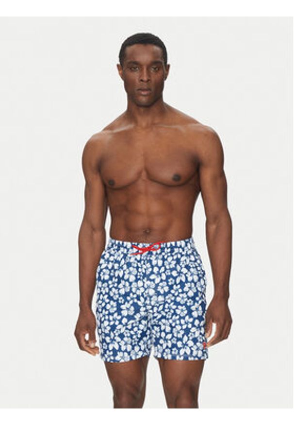 Guess Szorty kąpielowe F5GT07 WG2A2 Kolorowy Regular Fit. Materiał: syntetyk. Wzór: kolorowy