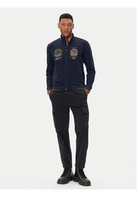 Aeronautica Militare Bluza 252FE2062UF00662 Granatowy Regular Fit. Kolor: niebieski. Materiał: bawełna #3