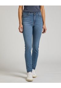 Lee - LEE SCARLETT HIGH DAMSKIE SPODNIE JEANSOWE LIGHT WORN L626CGBL